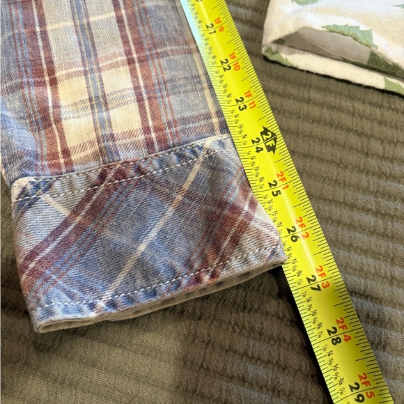 BKE Vintage standard fit men's pearl snap button-down shirt XL - Picture 12 of 12